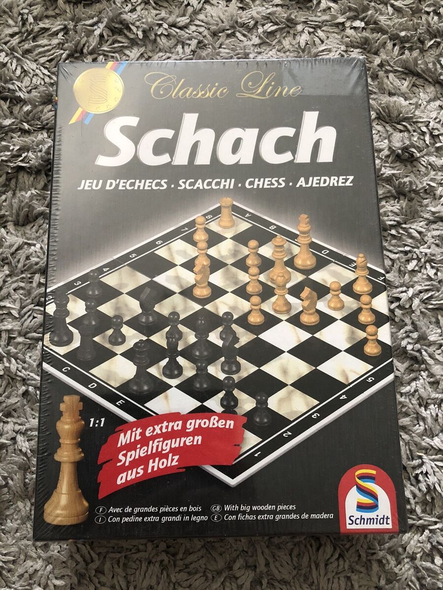 Schmidt Spiele 49082 Classic Line Schach mit extra großen Spielfiguren 4001504490829 eBay