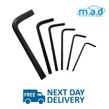 VARIOUS SIZE ALLEN KEYS HEXAGON 2, 2.5, 3, 4, 5, 8 MM KEY HEX