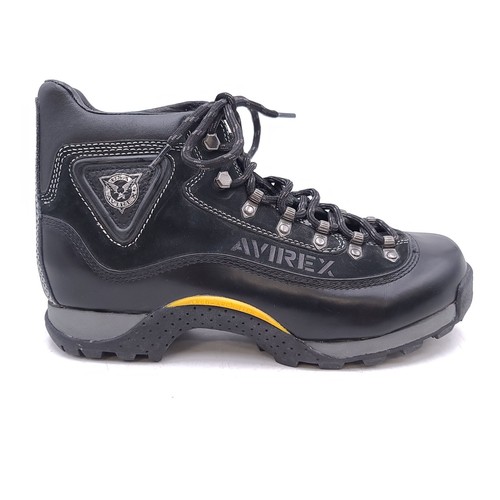 Avirex Botas para Hombre US 7.5 Cuero Negro Informales Con Cordones Botines 001348 - Imagen 10 de 14