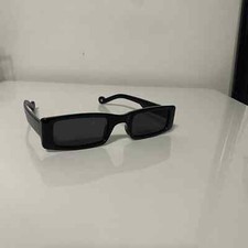 Black square framed sunglasses