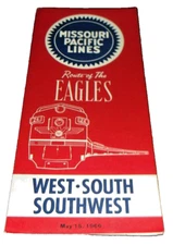 MAY 1966 MOPAC MISSOURI PACIFIC RAILROAD PUBLIC TIMETABLE