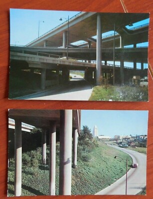 Freeway "Stack" & The Stack - Los Angeles, California - postcards | eBay