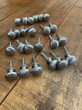 Set Of 24 Brushed Nickel Knobs  