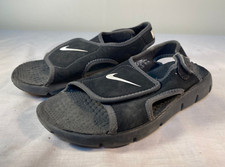 Nike Sunray Adjust 5 Water Sandals Youth Kid's Child Black - US 2