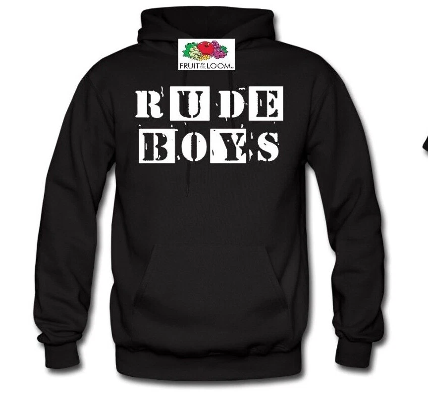 RHUDE Felpa con cappuccio Rude Boy Skinhead Ska