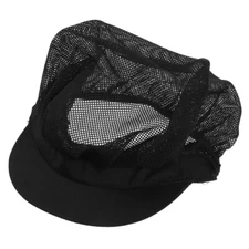 Chef Hat Adjustable Elastic Breathable Mesh Work Cap Beanie for Kitchen Working