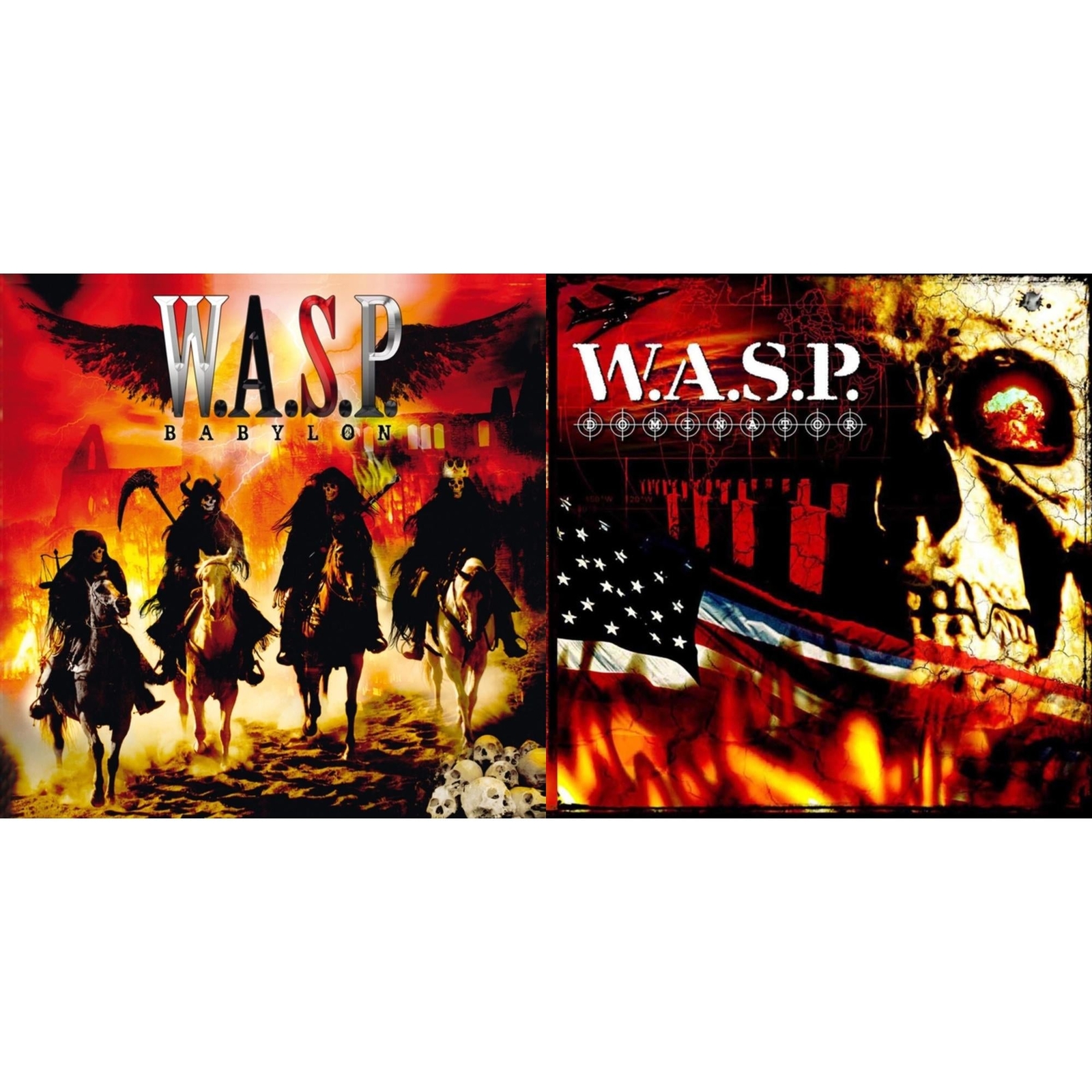 W.A.S.P. - Babylon (Gatefold) & Dominator (Gatefold LP)