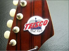 Teisco Del Rey Logo for Vintage Guitar & Bass - Glue on type - EZPZ PARTS