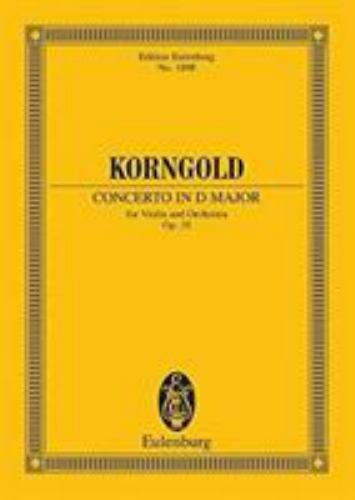 Concerto In D Major Op 35 Study Score By Erich Korngold 2006 Trade Paperback For Sale 