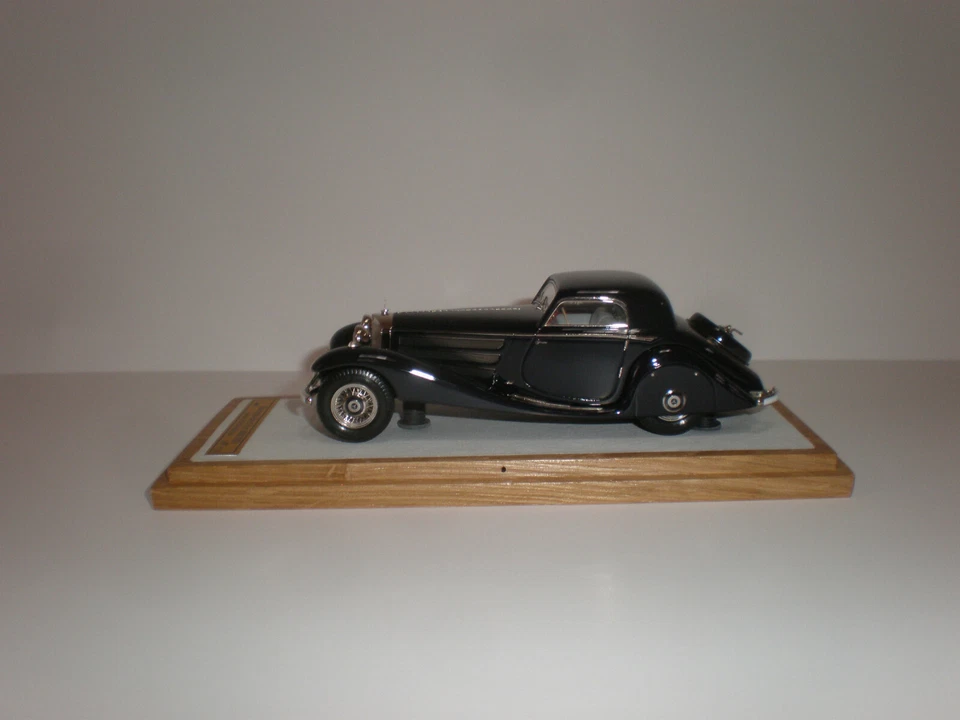 1/43 1936 Mercedes Benz 540K (W29) Coupe Sindelfingen Blue Handmade by EMC - Image 4 of 4