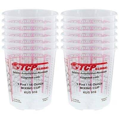 Pack of 12 Each  16 Ounce Paint Mixing Cups 1 Pint - Cups Have calibrated Mixing