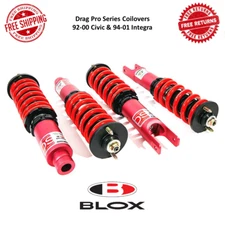 Blox Racing BXSS-00102 Drag Pro Coilovers For 92-00 Civic 94-01 Integra EG/DC EK
