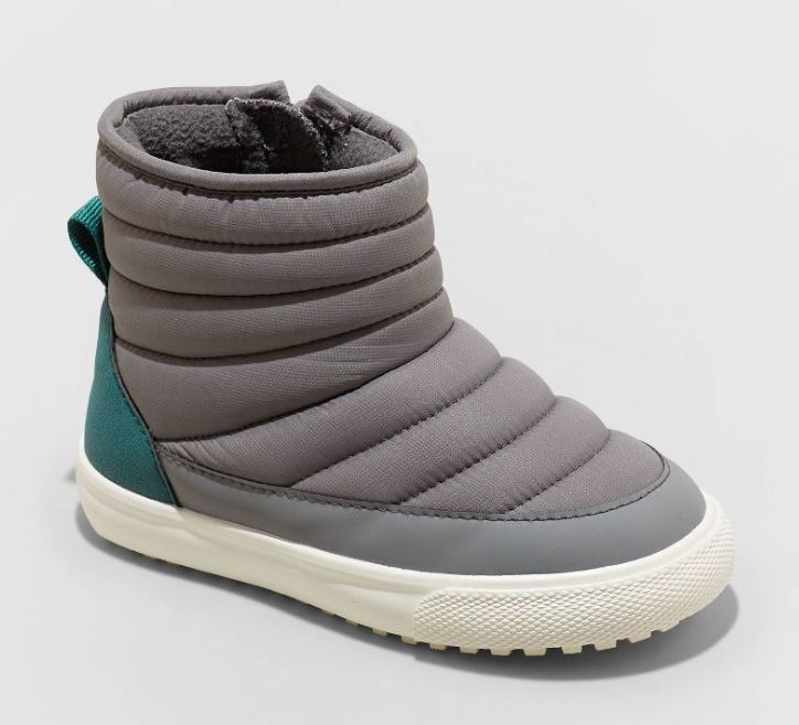 Toddlers' Ainsley Zipper Booties Gray Cat Jack CHOOSE SIZE