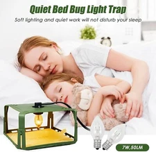 2 Packs Flea Bed Bug Trap - Odorless Sticky Dome Pad, Flea Killer & Cleanern