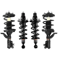 4PCS Front & Rear Struts w/ Coil Spring Assembly for 2003-2005 Honda Civic 1.7L