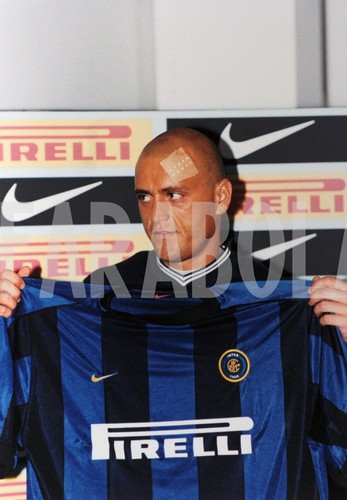 Photo Presse Vintage Inter Milan Saison 1999/2000 – Grigorios Farabola Tirage Argentique