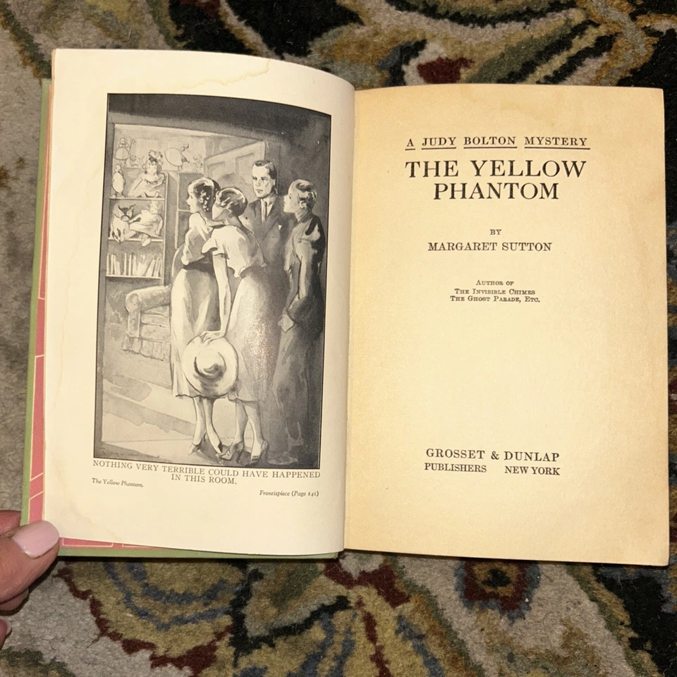 7 VTG Judy Bolton Mystery Books, Margaret Sutton; Hardback - Image 4 of 4