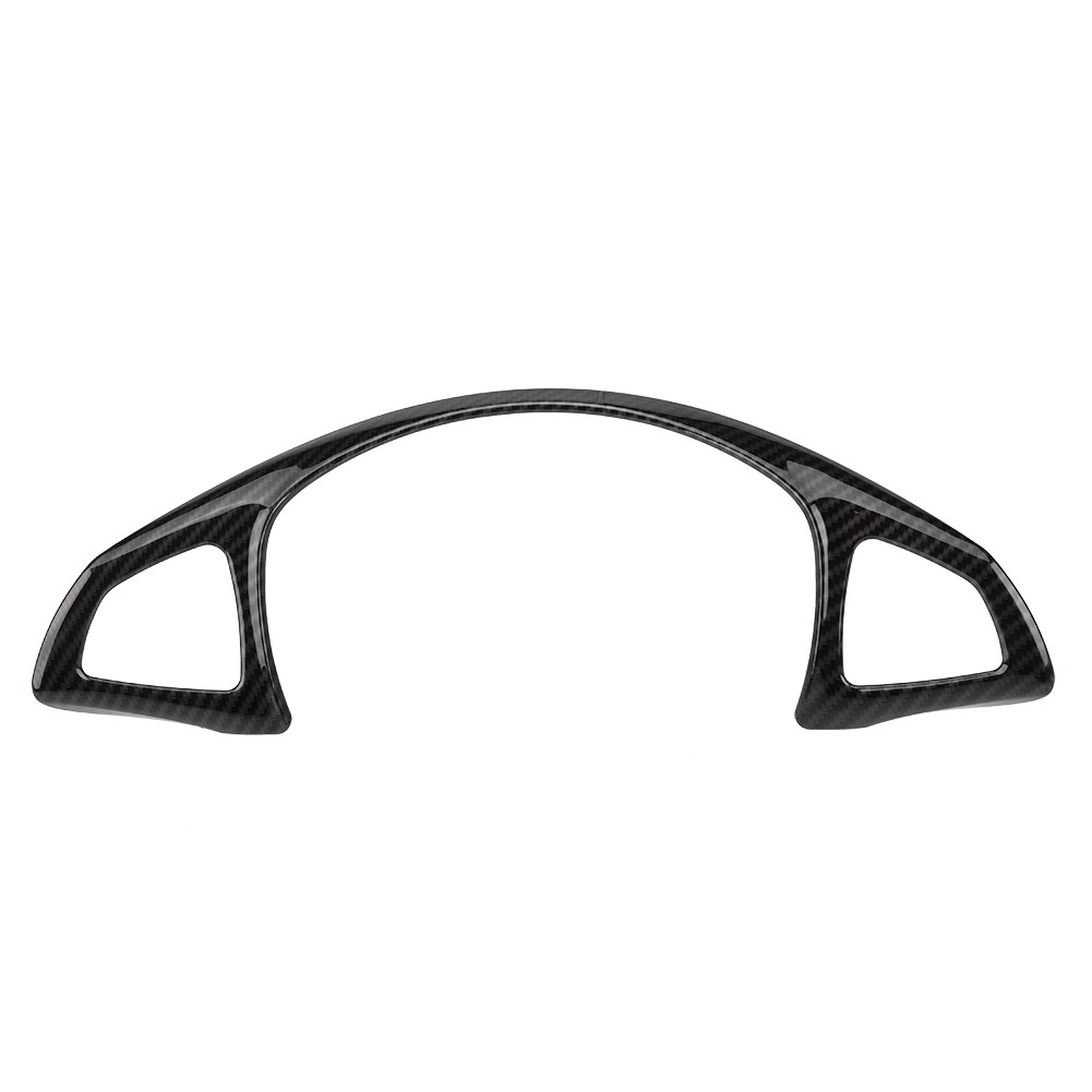 Carbon Fiber Style Steering Wheel Frame Cover Trim For Excellent
