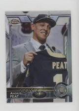 2015 Topps Chrome Mini Rookies Refractor Andrus Peat #133 7fj