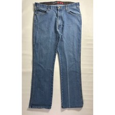 Dickies Flex Straight Leg Jeans Mens 38x32 Blue Denim Workwear DD800RNB P379587