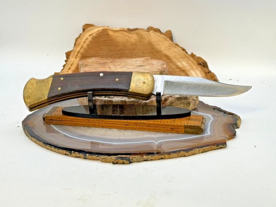 Vintage (1980-1981) Buck 110 3 Dot Knife Single Blade Classic lockback--2397.25 - Image 2 of 4