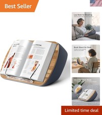 Lap Beanbag Book Stand for Hands Free Reading Comfortable Reading Pillow Stan...