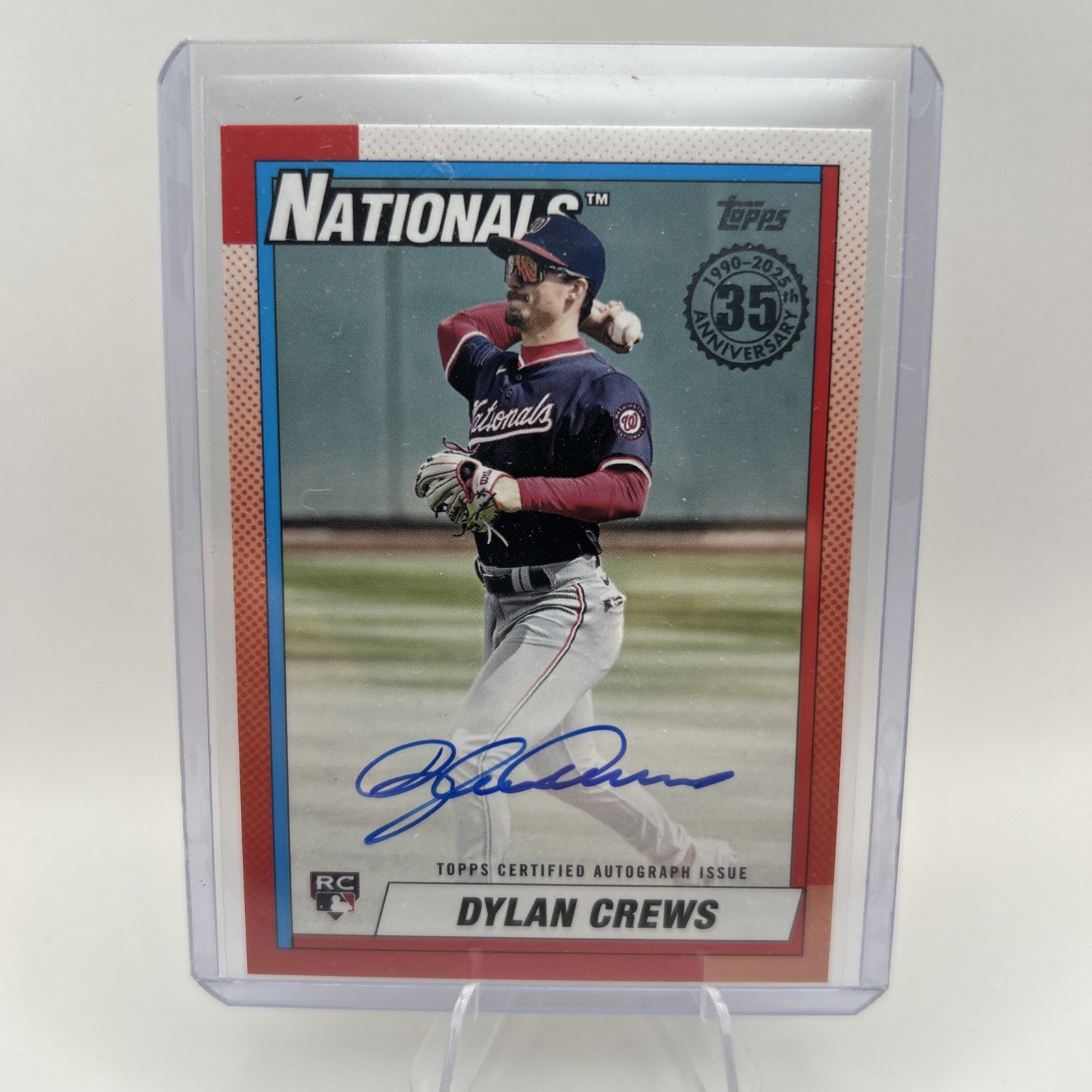 2025 Topps Series 1 - 1990 Topps Baseball Autographs Dylan Crews #90A-DCR
