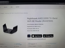 NETGEAR Nighthawk RAXE500 10800 Mbps 5-Port Wireless Router - RAXE500-100EUS