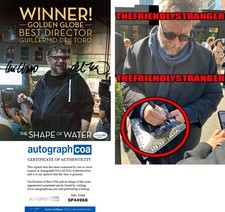 Guillermo Del Toro signed "SHAPE OF WATER" 8x10 Photo EXACT PROOF Oscar ACOA COA