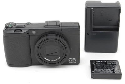 1360 Shots [Mint] Ricoh GR Digital III 3 10.0MP Digital Camera From JAPAN - Image 1 of 4