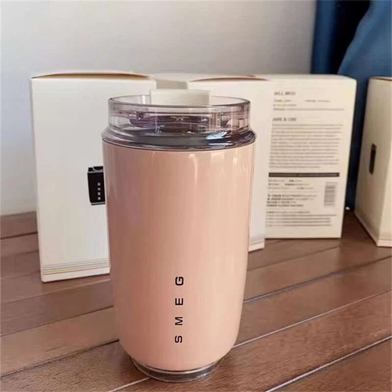 Smeg Coffee Mug Stainless Steel Travel Water Bottle Insulate