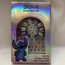 Disney Stitch Aloha Nail Set Nuovo 24 Press On Nails
