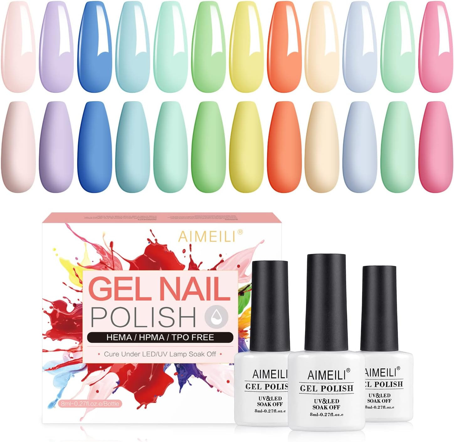 Luxury Kit Semipermanente Unghie Gel UV LED - Stile Professionale