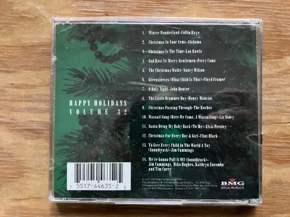 FACTORY SEALED-Happy Holidays Volume 32-TIM CURRY-ELVIS-THE ROCHES-COLIN RAYE - Image 2 of 2