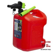 FSCG552 Fuel with Spill Proof Spout with Bonus 5 Gallon Container Red Gas Can
