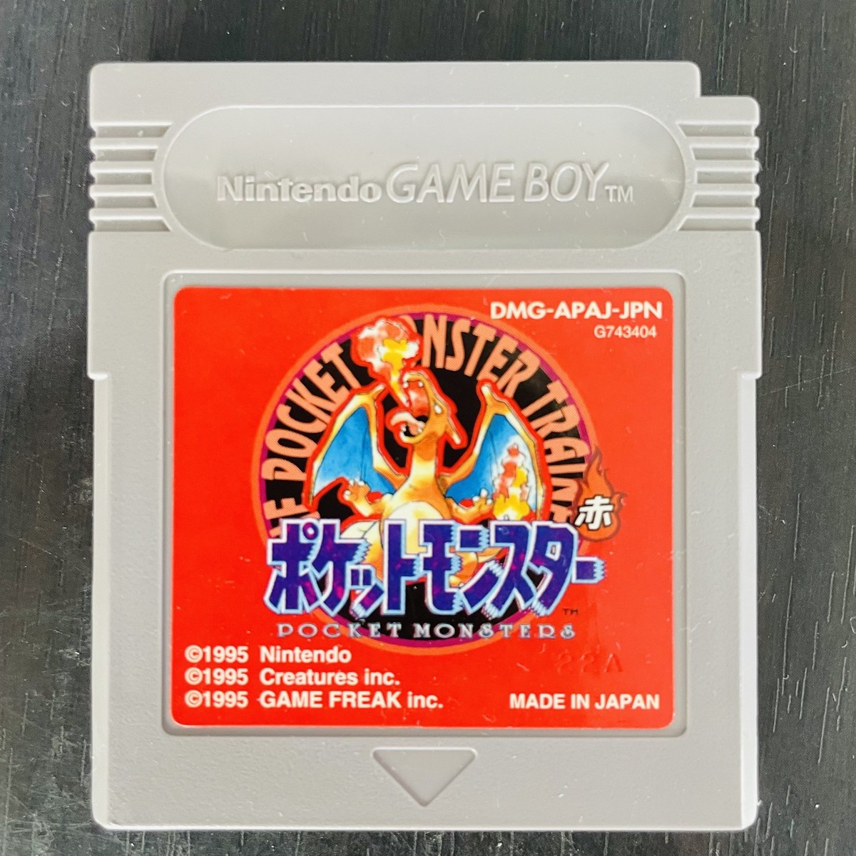 Nintendo ♥️ゲームボーイカラー☆クリアホワイト&ポケットモンスター赤 Pocket Monsters Red Pokemon Nintendo Game Boy 1996 Japanese