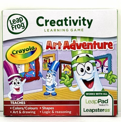 LeapFrog Crayola Art Adventure Creativity Learning Game LeapPad Leapster GS NEW