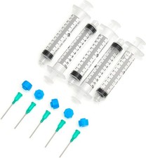The 5 Pack - 10ml Industrial Syringes with Blunt Tipped Dispensing Needles...