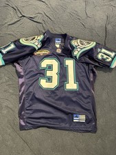 adidas Toronto Argonauts Clemons #31 CFL Jersey Navy White Teal Size 48