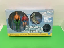 DC DIRECT SILVER AGE AQUAMAN AND AQUALAD STORM THE SEAHORSE BRAND NEW 2001.