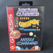 Arcade Classics (Sega Genesis, 1995) Game & Case w/ Hang Tag NEAR MINT TESTED