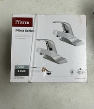 Pfister Pfirst Series 4 in. Centerset Bathroom Faucet Combo Kit Polished Chrome