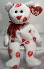 TY Beanie Baby - SMOOCH the Kisses Bear 8.5 inch - MWMTs Stuffed Animal Toy