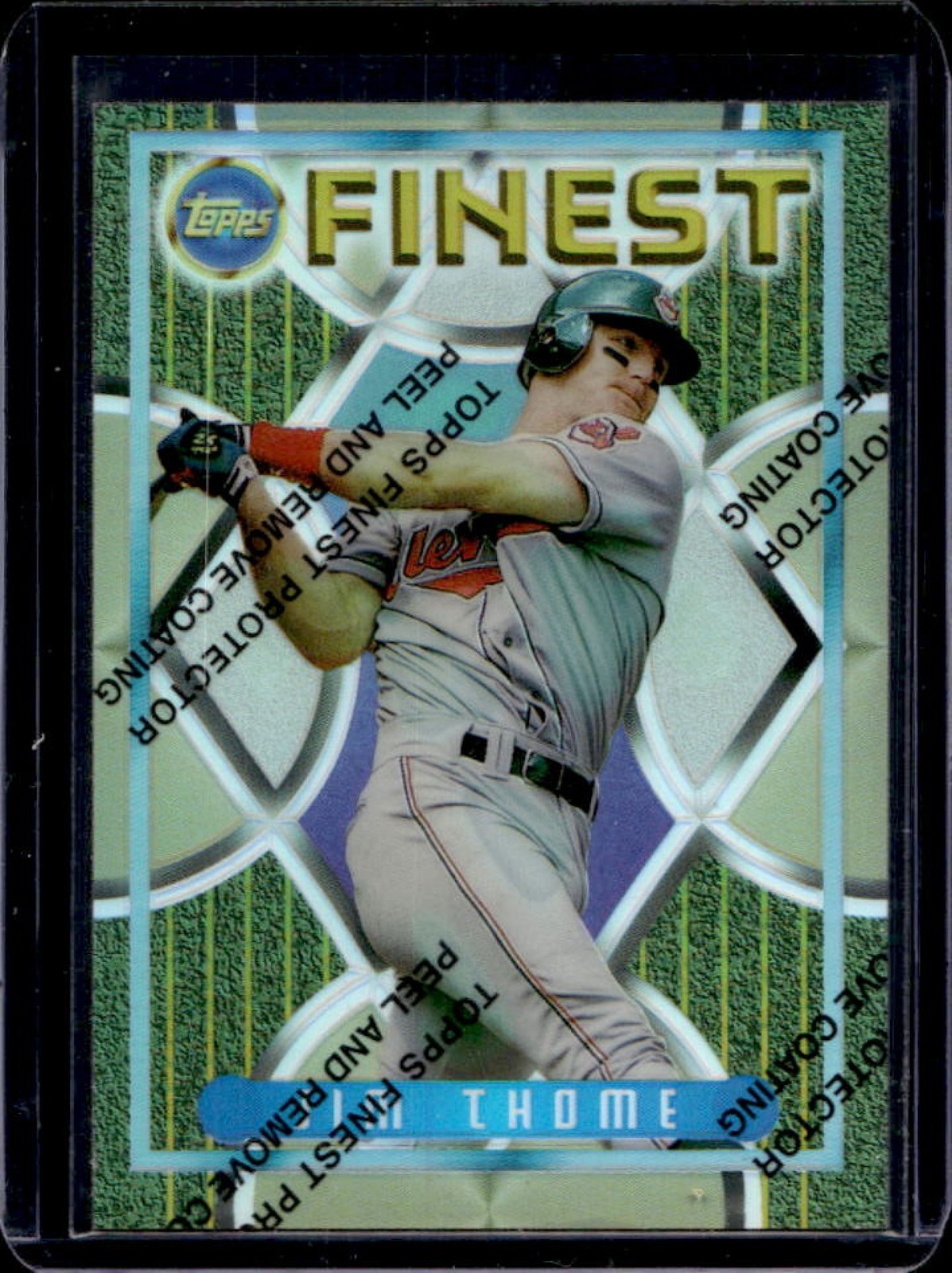 1995 Finest Jim Thome Refractor #37 Indians