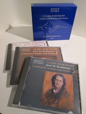 Jozef De Beenhouwer Clara Schumann Complete Piano Works Partridge  Box 3CD m-