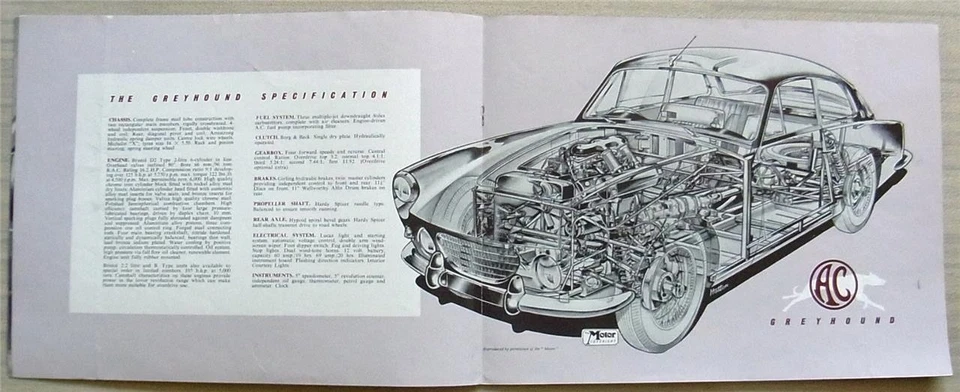 AC GREYHOUND Car Sales Brochure 1961-62 - Image 3 of 4