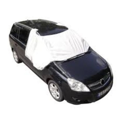 Unitec XXL Scheibenabdeckung Frostschutz Front + Seitenscheiben Van SUV