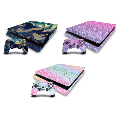 MONIKA STRIGEL KUNST MIX VINYL SKIN DECAL FOR PS4 SLIM CONSOLE & DUALSHOCK 4