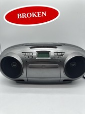 BROKEN Insignia AM/FM Radio Portable CD Boombox with Bluetooth Stereo MP3 1 
