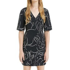 RRP99 Bimba y Lola bunny Spring tunic designer mini party dress size M UK 10/12